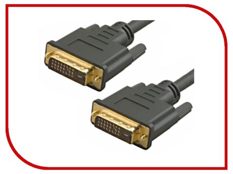 Аксессуар VCOM DVI 25M / DVI Dual Link 25M 1.8m 2 фильтра VDV6300-1.8M