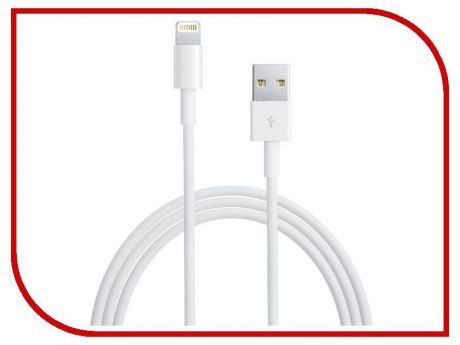 Аксессуар APPLE Lightning to USB Cable 2m MD819ZM/A для iPhone 5 / 5S / SE/iPod Touch 5th/iPod Nano 7th/iPad 4/iPad mini