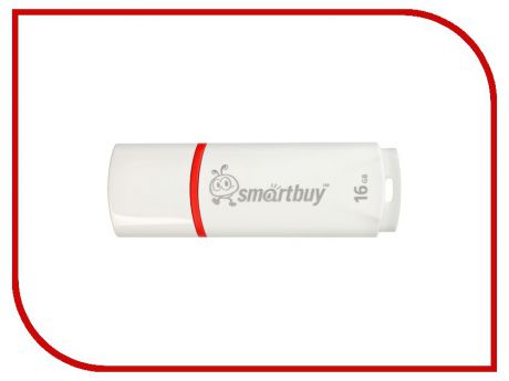 USB Flash Drive 16Gb - Smartbuy Crown White SB16GBCRW-W