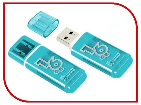 USB Flash Drive 16Gb - SmartBuy Glossy Green SB16GBGS-G
