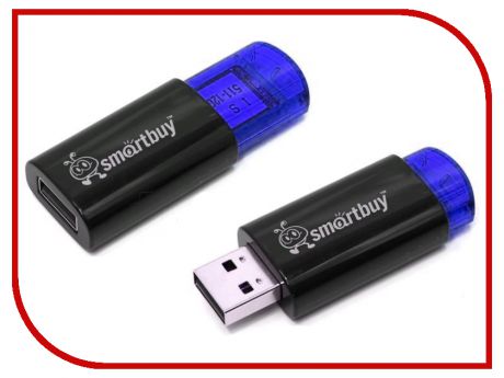 USB Flash Drive 32Gb - SmartBuy Click Blue SB32GBCL-B