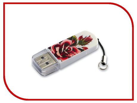 USB Flash Drive 16Gb - Verbatim Mini Tattoo Edition USB 2.0 Rose 49885