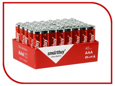 Батарейка AAA - Smartbuy LR03/40 Bulk SBBA-3A40S (40 штук)