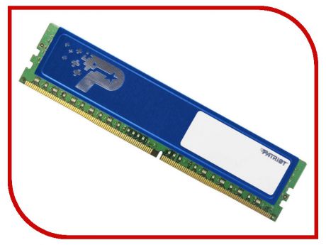 Модуль памяти Patriot DDR4 DIMM 2400MHz PC4-19200 CL16 - 8Gb PSD48G240081H