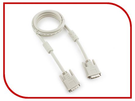 Аксессуар Gembird Cablexpert DVI-D Single Link 19M/19M 1.8m Grey CC-DVI-6C