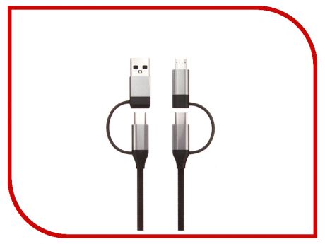 Аксессуар Red Line 4 in 1 Type-C-USB-Type-C-Micro-USB УТ000014194