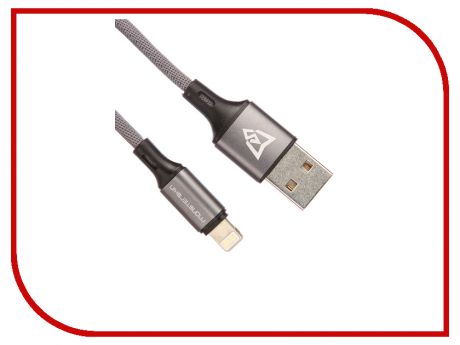 Аксессуар Monsterskin Raptor USB - Lightning 2.0m Grey 11397