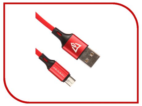 Аксессуар Monsterskin Raptor USB - microUSB 0.25m Red 11403
