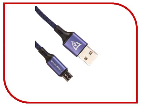 Аксессуар Monsterskin Raptor USB - microUSB 0.25m Blue 11404