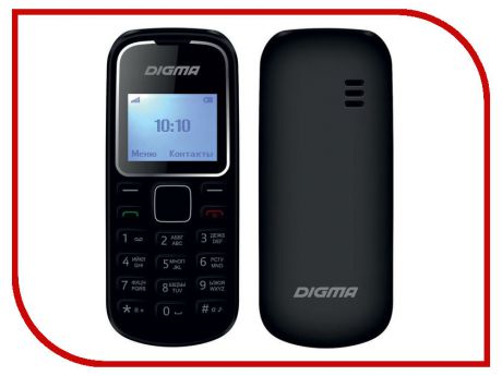 Сотовый телефон Digma LINX A105 2G Black