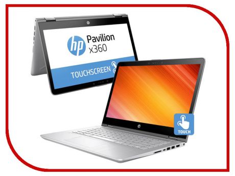 Ноутбук HP Pavilion x360 14-ba022ur 1ZC91EA (Intel Core i7-7500U 2.7 GHz/8192Mb/1000Gb + 128Gb SSD/No ODD/nVidia GeForce 940MX 4096Mb/Wi-Fi/Cam/14.0/1920x1080/Touchscreen/DOS)