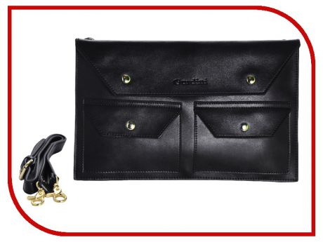 Аксессуар Сумка 13-inch Gurdini для APPLE MacBook Air 13 Leather 1 Grade Handmade Black 220085