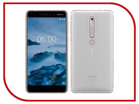 Сотовый телефон Nokia 6.1 Dual Sim 32Gb White