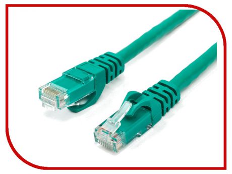 Сетевой кабель ATcom UTP cat.6 RJ45 3m Green AT9411