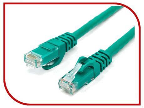 Сетевой кабель ATcom UTP cat.6 RJ45 2m Green AT9410