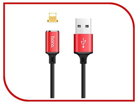 Аксессуар HOCO U28i USB - Lightning Magnetic Adsorption Red