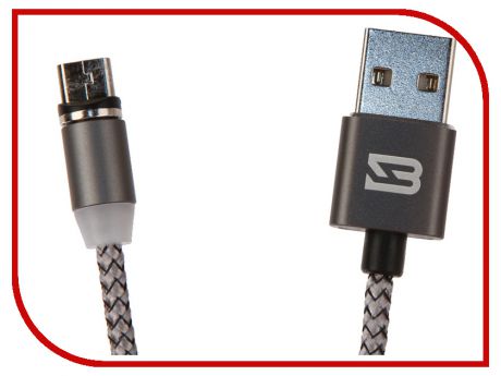 Аксессуар BYZ BC-001 USB - MicroUSB Grey