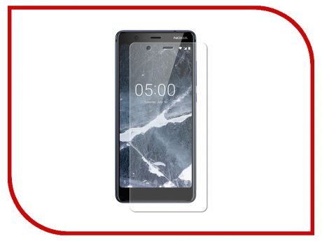 Аксессуар Защитное стекло для Nokia 5.1 2018 DF Full Screen Black nkColor-16