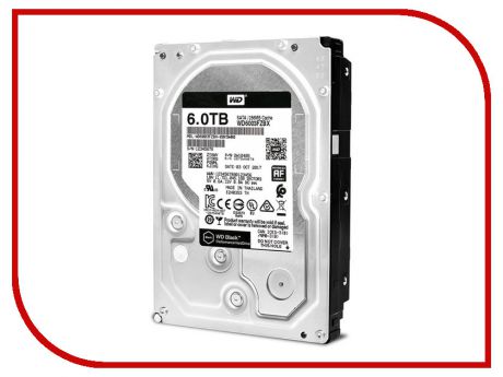 Жесткий диск 6Tb - Western Digital Black WD6003FZBX