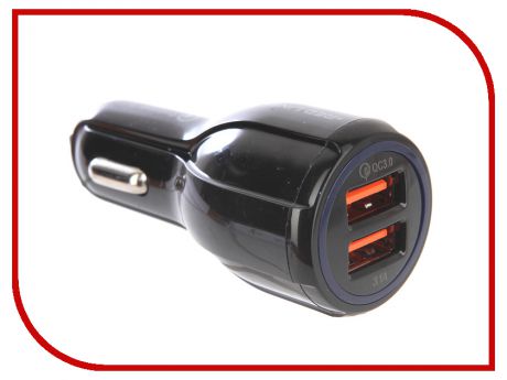 Зарядное устройство Red Line AC2-30 Tech 2xUSB Quick Charge 3.0 Black УТ000015783