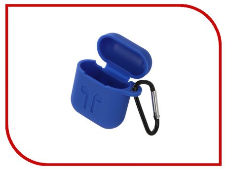 Аксессуар Чехол Gurdini Soft Touch Silicone для APPLE Airpods Blue 906250