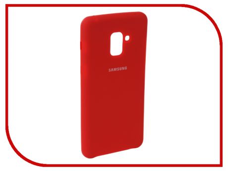 Аксессуар Чехол для Samsung Galaxy A8 2018 Innovation Silicone Red 11920