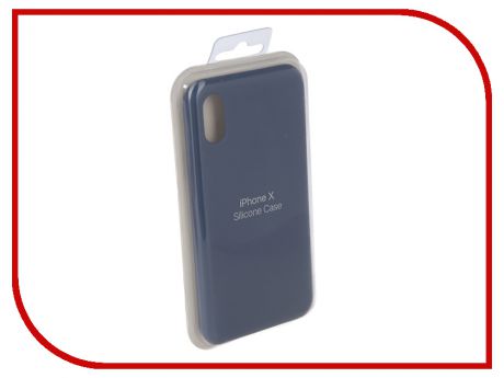Аксессуар Чехол Innovation Silicone Case для APPLE iPhone X Blue 10630