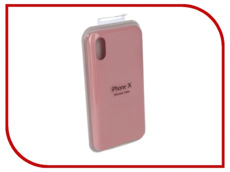 Аксессуар Чехол Innovation Silicone Case для APPLE iPhone X Dark Pink 10632