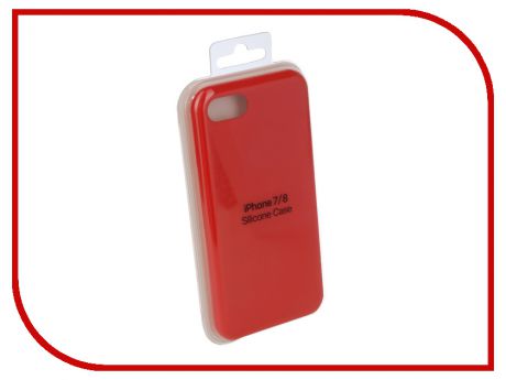 Аксессуар Чехол Innovation Silicone Case для APPLE iPhone 7/8 Red 10288
