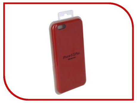 Аксессуар Чехол Innovation Silicone Case для APPLE iPhone 6/6S Plus Red 10250