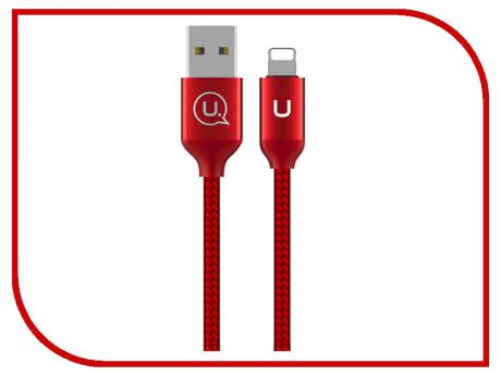 Аксессуар USAMS U-Shine Series US-SJ181 USB - Lightning 1.2m Red