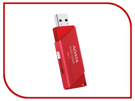 USB Flash Drive 128Gb - A-Data UV330 Red AUV330-128G-RRD