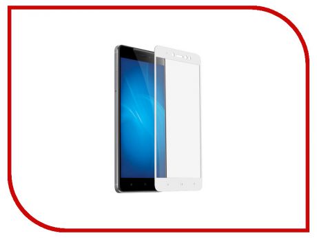 Аксессуар Закаленное стекло для Xiaomi Redmi Note 5A / Note 5A Prime DF Full Screen xiColor-18 White