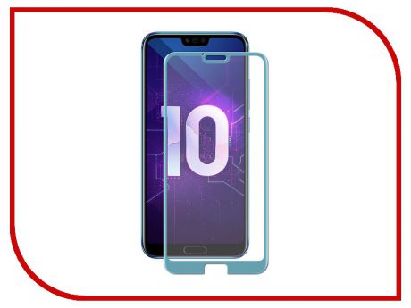 Аксессуар Закаленное стекло для Huawei Honor 10 DF Full Screen hwColor-55 Blue