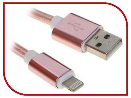 Аксессуар Red Line USB - 8 pin 2m Nylon Braid Pink