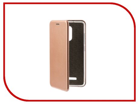 Аксессуар Чехол-книга Xiaomi Redmi Note 3 / Note 3 Pro Innovation Book Silicone Rose Gold 11438