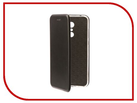 Аксессуар Чехол-книга для Xiaomi Redmi 5 Plus / Redmi Note 5 Innovation Book Silicone Black 11445