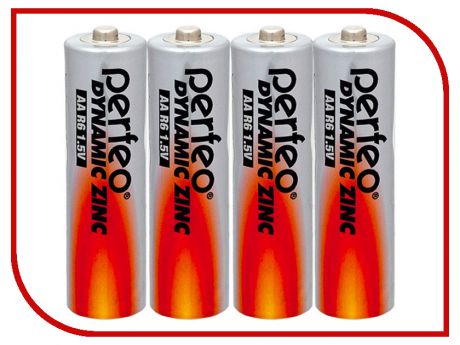 Батарейка Perfeo R6/4SH Dynamic Zinc (4 штуки)