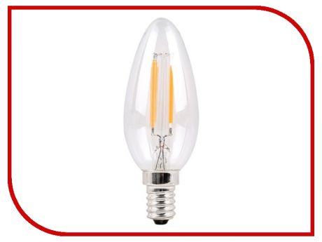 Лампочка Sparkled Filament E14 C37 4W 200-240V PF0.8 2700K LLF35-4E-27