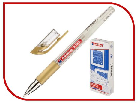 Ручка гелевая Edding e-2185 0.7mm Gold 480209
