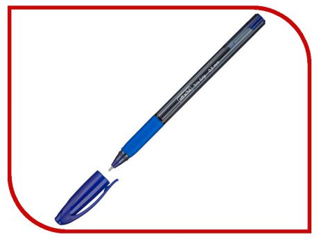 Ручка шариковая Attache Trio Grip Transparent-Blue 563873