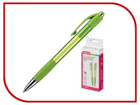 Ручка шариковая Attache Happy Green 389744
