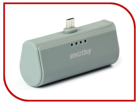 Аккумулятор SmartBuy Turbo 2200mAh Micro-USB Grey SBPB-220