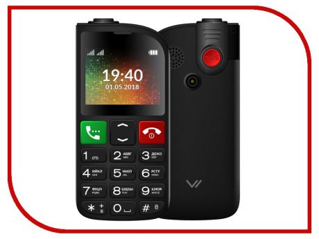 Сотовый телефон Vertex C315 Black