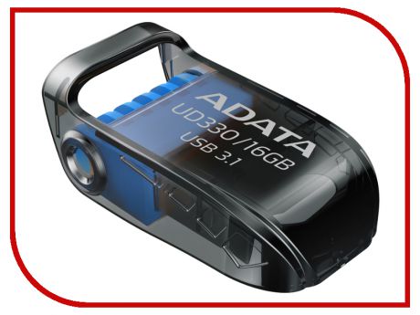 USB Flash Drive 16Gb - A-Data UD330 USB 3.1 Black AUD330-16G-RBK