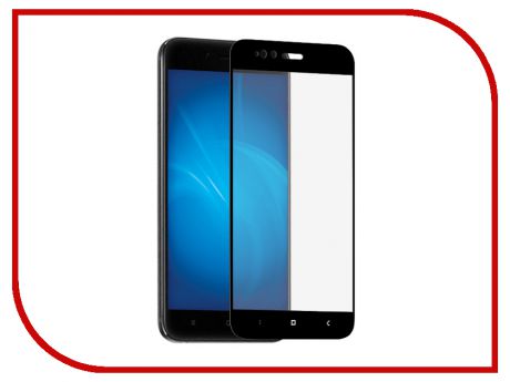 Аксессуар Защитное стекло для Xiaomi Mi5X/Mi A1 Ainy Full Screen Cover с полноклеевой поверхностью 0.25mm Black AF-X1174A