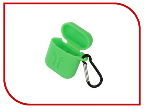 Аксессуар Чехол Gurdini Soft Touch Silicone для APPLE Airpods Green 906665