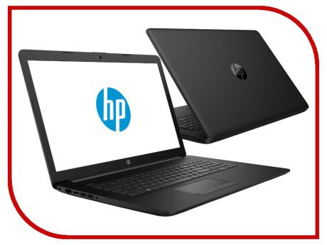 Ноутбук HP 17-by0035ur 4JX24EA Jet Black (Intel Core i7-8550U 1.8 GHz/8192Mb/1000Gb + 128Gb SSD/DVD-RW/AMD Radeon 530 4096Mb/Wi-Fi/Cam/17.3/1600x900/DOS)
