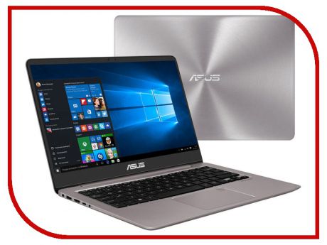 Ноутбук ASUS UX410UA-GV601T 90NB0DL3-M12850 Quartz Grey (Intel Core i5-8250U 1.6 GHz/8192Mb/256Gb SSD/No ODD/Intel HD Graphics/Wi-Fi/Cam/14.0/1920x1080/Windows 10 64-bit)
