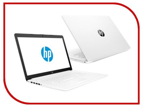 Ноутбук HP 17-ca0026ur 4JX00EA White (AMD Ryzen 5 2500U 2.0GHz/8192Mb/1000Gb + 128Gb SSD/DVD-RW/AMD Radeon Vega 8/Wi-Fi/Bluetooth/Cam/17.3/1600x900/Windows 10 64-bit)
